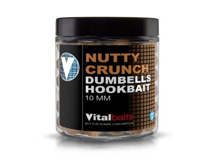 vitalbaits dumbells nutty crunch 150g 10mm
