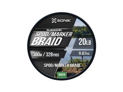 sonik snura spod marker braid 300m 0 18mm