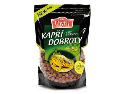 Red Fish pelety s dírou (Průměr 14 mm, Gramáž 1 kg)