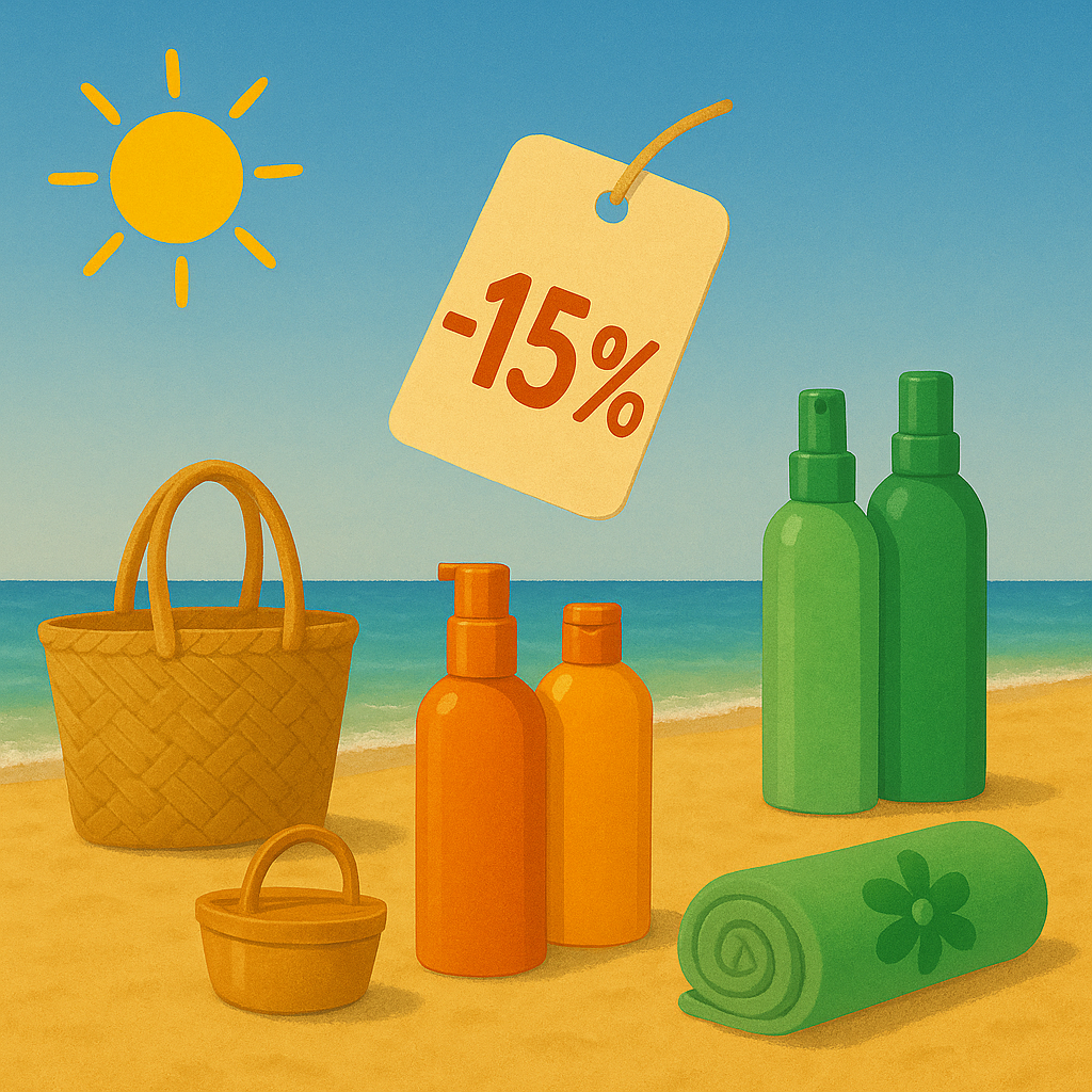 Letní péče o vlasy: Sleva 15 % a dárky zdarma