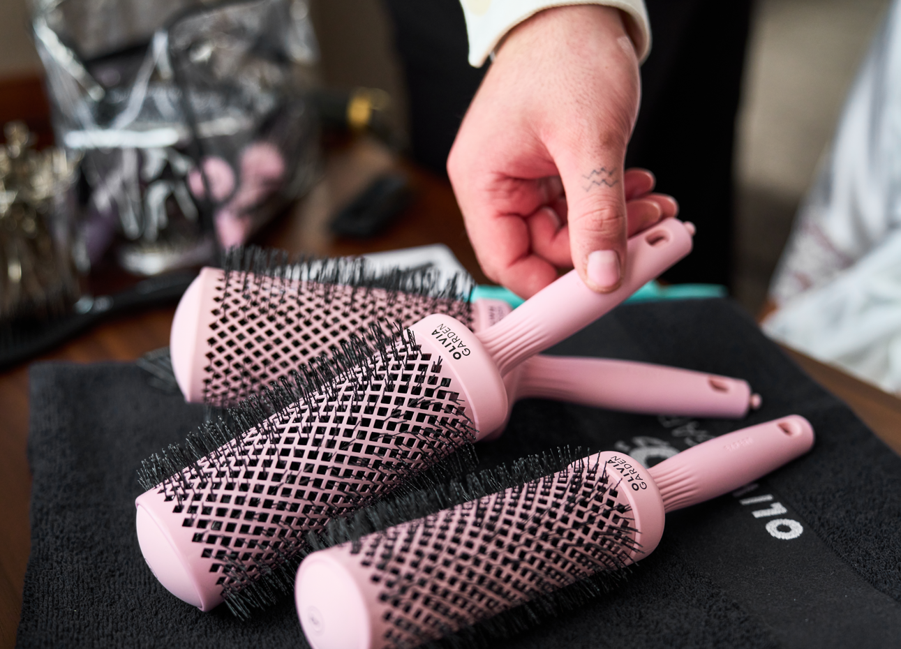 Olivia Garden Pastel Pink Speed XL – rychlejší, hladší a objemnější vyfoukávání vlasů