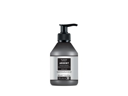 black professional line argent maschera 300ml