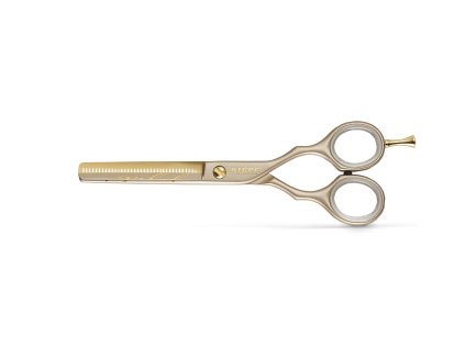 Efilační nůžky Kiepe Luxury Premium Gold 5,5" zlaté, 38 zubů