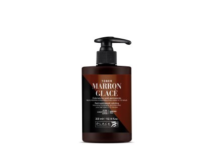 Semi-permanentní toner pro barevné a přírodní vlasy Black Professional - kaštanový 300 ml