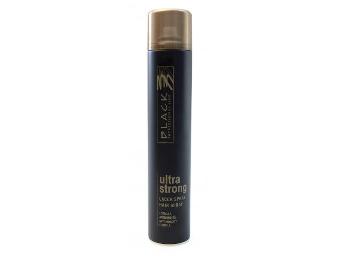 Black Ultra Strong Hair Spray 500ml - lak na vlasy