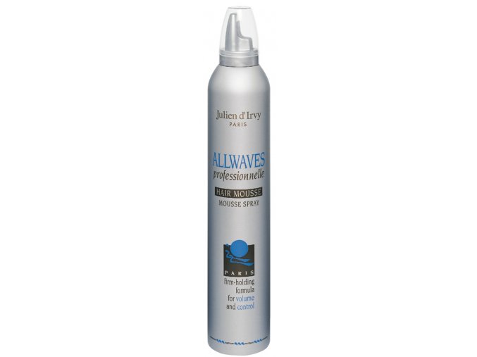 Allwaves Julien d´Irvy Mousse Spray 400ml - pěnové tužidlo na vlasy