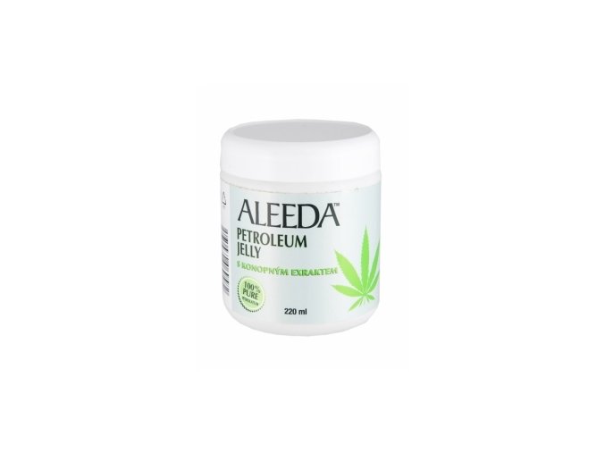 Aléeda 100% Petroleum Jelly s konopným extraktem 220g - toaletní vazelína