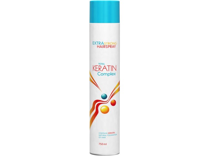 Total Keratin Complex Extra Strong Hair Spray 750 ml - lak na vlasy