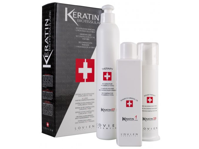 Lovien Keratin Biotissulare 3 fáze - keratinový systém na vlasy