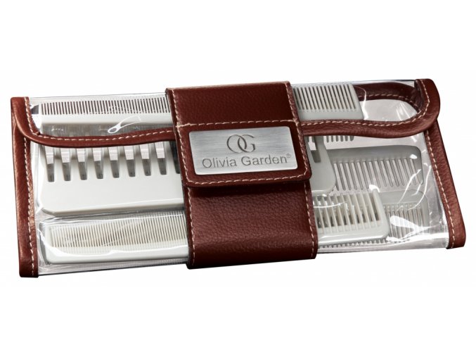 Olivia Garden Carbo Silk Cutting Comb CSP1 - sada karbonových hřebenů na vlasy