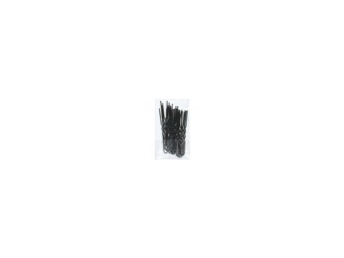 Vlásenky černé kulička 20 ks - 4,5 cm