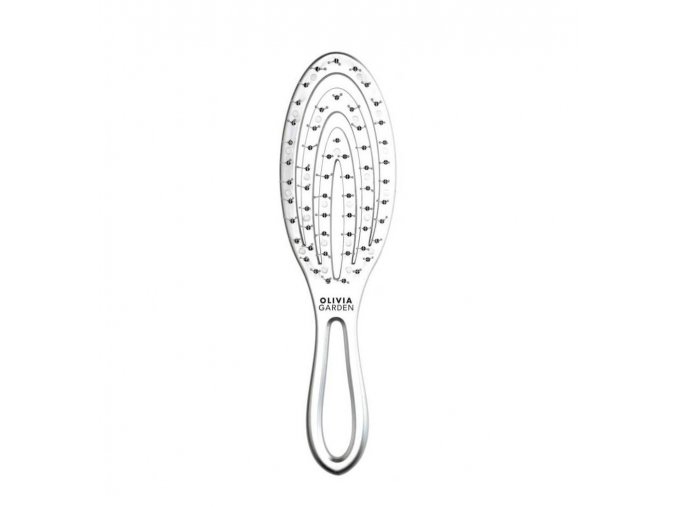 pol pl Olivia Garden Holiday 2022 Brush Silver Elastyczna Podrozna Szczotka do Wlosow Srebrna 31029 1