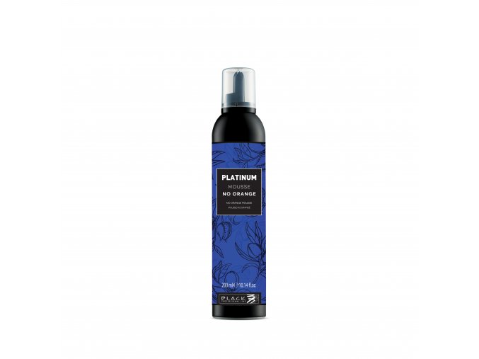 black professional line platinum no orange mousse 200ml