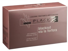 Black Anti-Dandruff Lotion 10ml - vlasové ampule