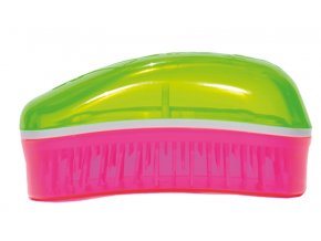 Tangle Dessata Mini Lime - Fuchsia - kartáč na rozčesávání vlasů