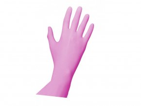 Unigloves - Nitrilové rukavice PINK - L