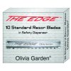 Olivia Garden The Edge Standard Razor Blades 10pcs - žiletky do efilačního nože