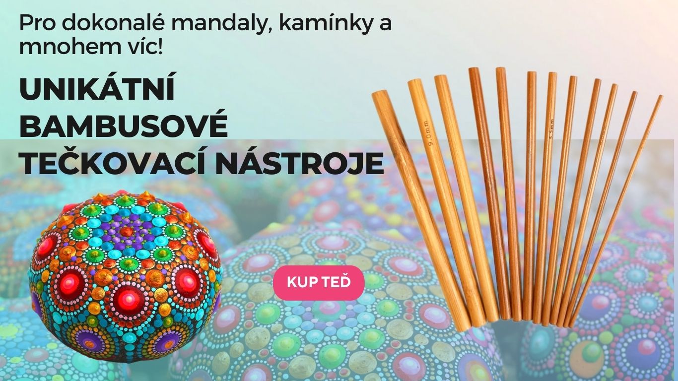 Bambusové tečkovací nástroje