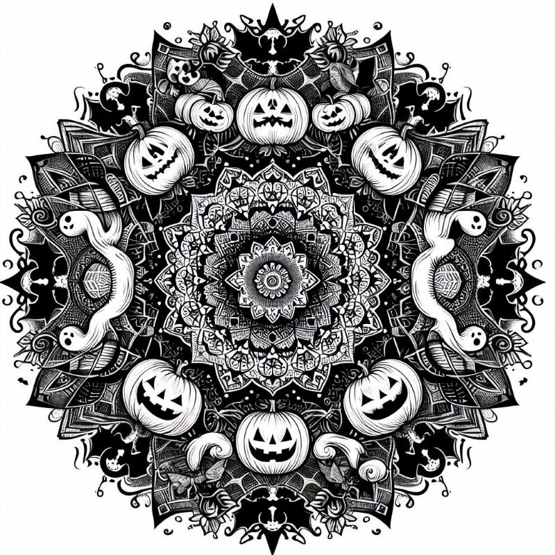 2-omalovanka-halloween-mandala