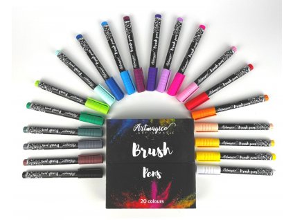 Artmagico Brush pens sada 20 ks