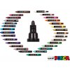 Akrylová fixa UNI POSCA PC-5M, linka 1,8-2,5 mm - více barev