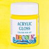 akrylova barva decola leskla 50 ml zluta-lemon