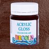 akrylova barva decola leskla 50 ml hneda