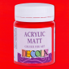 331 cervena red akrylova barva matna decola 50 ml