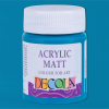 507 tyrkysova akrylova barva matna decola 50 ml