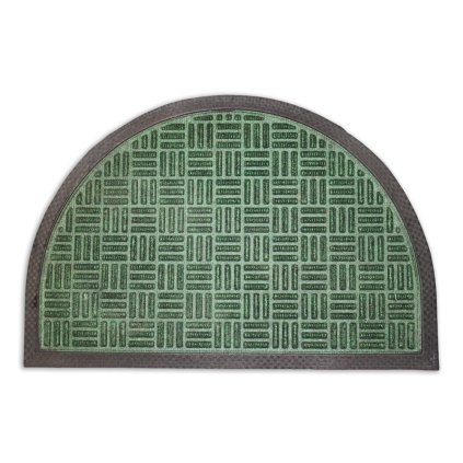 HOME ELEMENTS Rohožka půlkruh, 40 x 60 cm, zelená