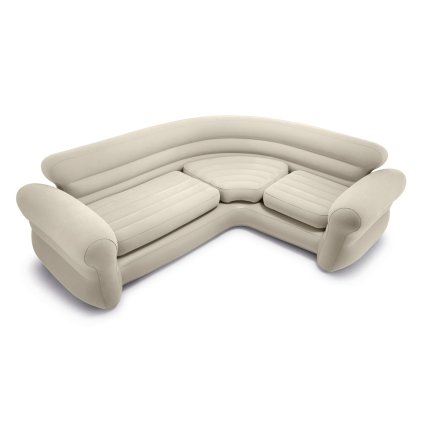 INTEX Corner Sofa Nafukovací rohová pohovka 257 x 203 x 76 cm