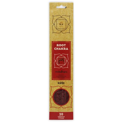 ARÔME Balanced Chakra Vonné tyčinky 20 ks, Root Chakra  ARÔME