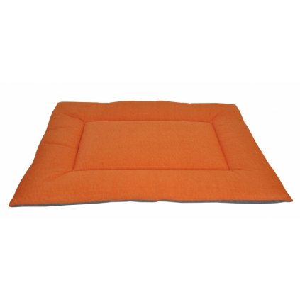 Podložka pro pejska 80x60 - oranžový melír