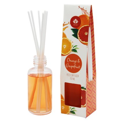 ARÔME Difuzér s tyčinkami 50 ml Pomeranč a grapefruit