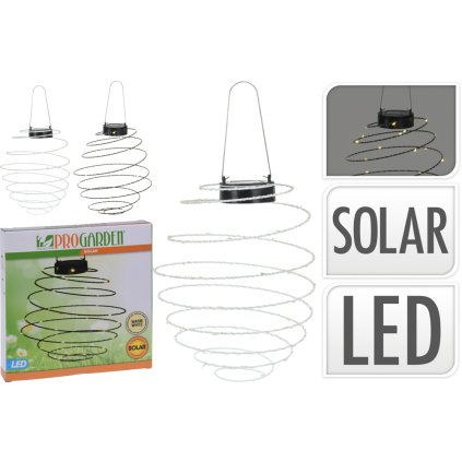 Home Elements LED solární zahradní světlo Spirála