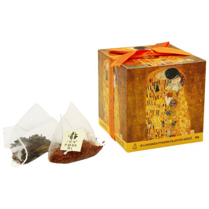 ARÔME Čaj v dárkové krabičce, černý 2 příchutě po 5 kusech, Klimt