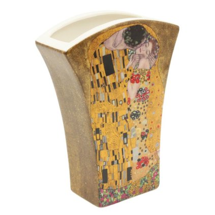 HOME ELEMENTS Porcelánová váza, Klimt Polibek