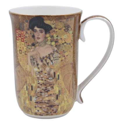 HOME ELEMENTS Porcelánový hrnek 400 ml, Klimt, Adele