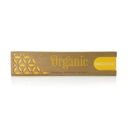 ARÔME Vonné tyčinky Organic Goodness Masala 12ks, Santalové dřevo