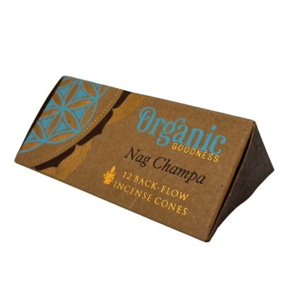 ARÔME Sada vonných kuželů Organic Goodness na tekoucí dým 12 ks Nag Champa