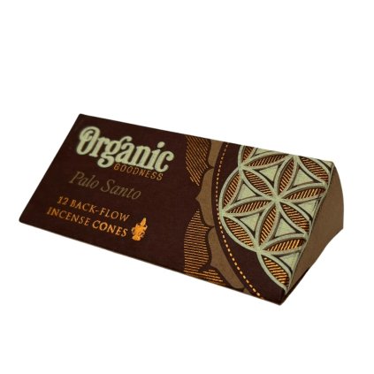 Song of India Sada vonných kuželů Organic Goodness na tekoucí dým 12 ks Palo Santo