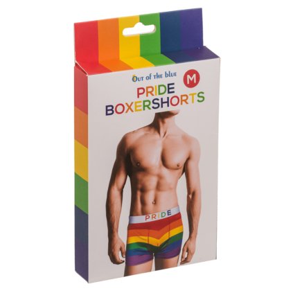 Boxerky pánské PRIDE, barva duhové