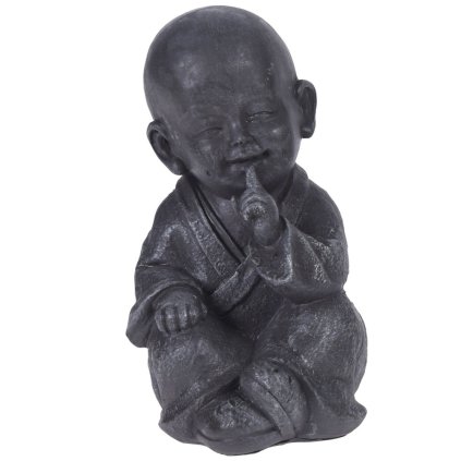 Soška Buddha Neříkám zlo, 15 cm