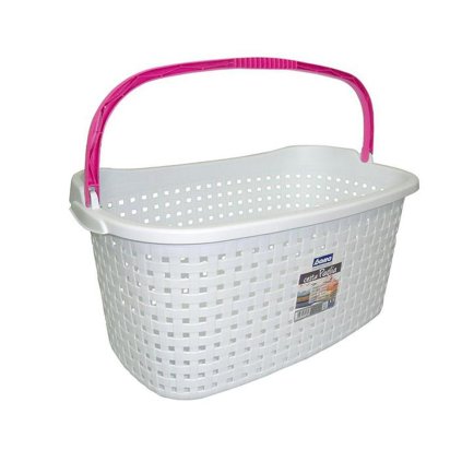 Koš prádelní PAGLIA, bílá  BAMA