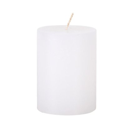 ARÔME Rustikální sloupová svíčka 58 x 65 mm, bílá