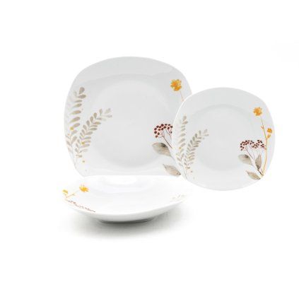 Porcelánová sada talířů, Jeřabiny  Home Elements