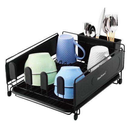 Odkapávač nádobí, černý  Haus Roland