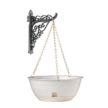 BAMA Závěsný květináč PAGLIA 2ks, bílá  BAMA