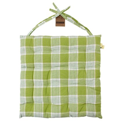 Podsedák bílozelené káro  Home Elements