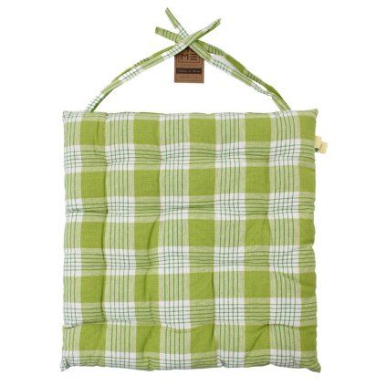 Podsedák bílozelené káro  Home Elements
